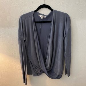 A&F flowy Blue shirt